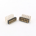 [FP420-1110-B12100A] 12 pin female pogo pin right angle connector