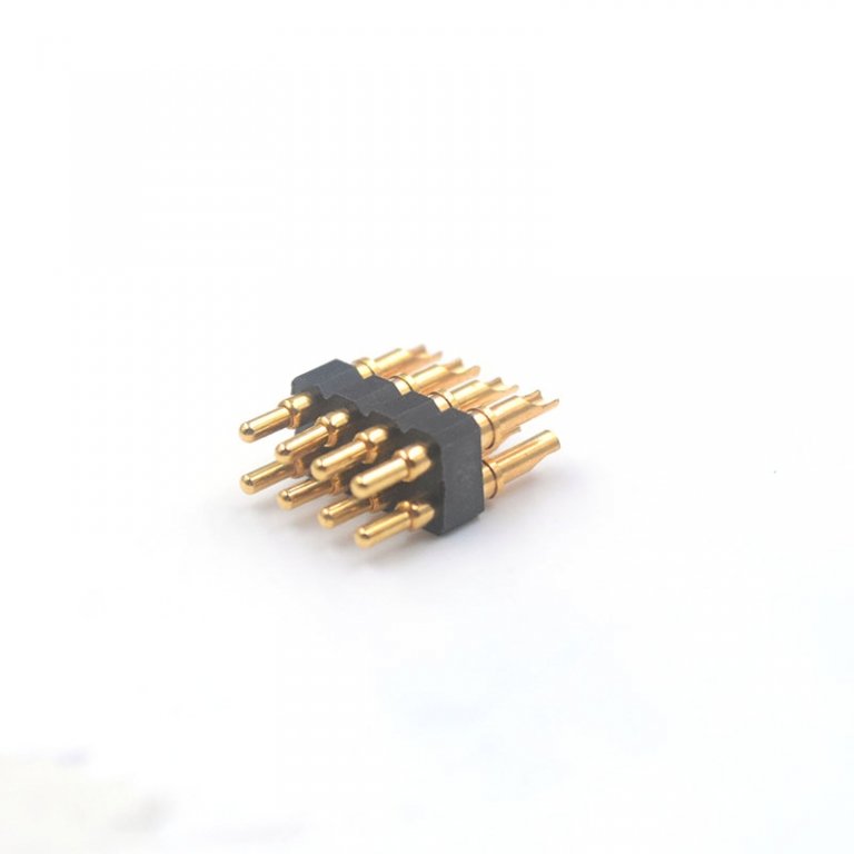2.54 mm pitch solder cup spring loaded contacts connector