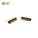 [FP410-1110-A06100A] 2.54mm pitch 6 pin female through hole connector for pogo pin