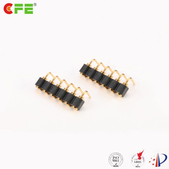 6 pin female right angle spring pin connector CFE female pin supply