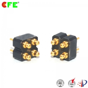 DIP spring loaded electrical contact connector