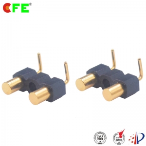 2.54mm pitch right angle spring loaded probe pin connector