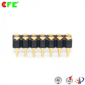 2.54 mm pitch 14 pin female pogo test probes connector