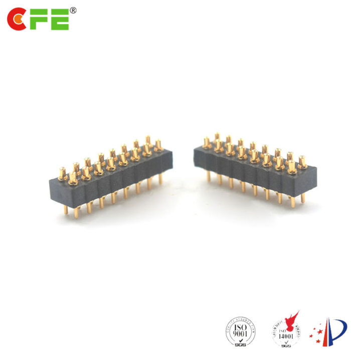 2.0 mm pitch DIP through hole pogo pin connector suppliers