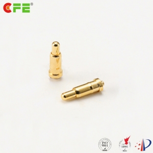 Spring loaded pin electrical contact DIP type