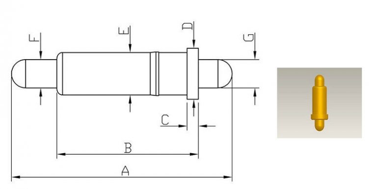 Double Head Spring Loaded Pogo Pins Supply - CFECONN