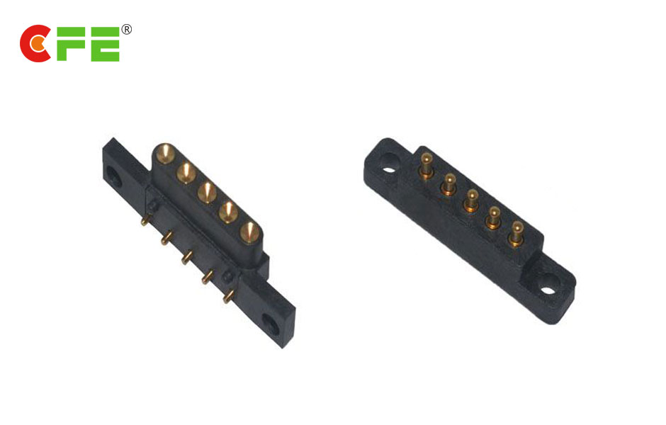 Customized 5 pin Male and Female pogo pin Connector