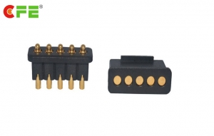 Customized 5 pin Male and Female pogo pin connector
