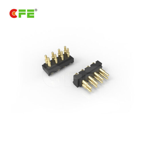 Custom pogo pin spring 8 pin pcb connector