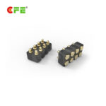 [MF100-1111-B08100A] 2.54mm pitch SMD 8 pin pogo pin spring connector
