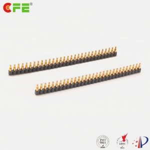 2.54mm 30 pin single row pogo pin connector