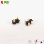 [MF607-1111-Q02100A] 2.54mm 2 pin pogo pin battery spring connector