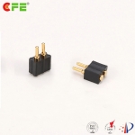 [MF811-4155-K02100A] 2.54mm 2 pin pogo pin battery connector supply