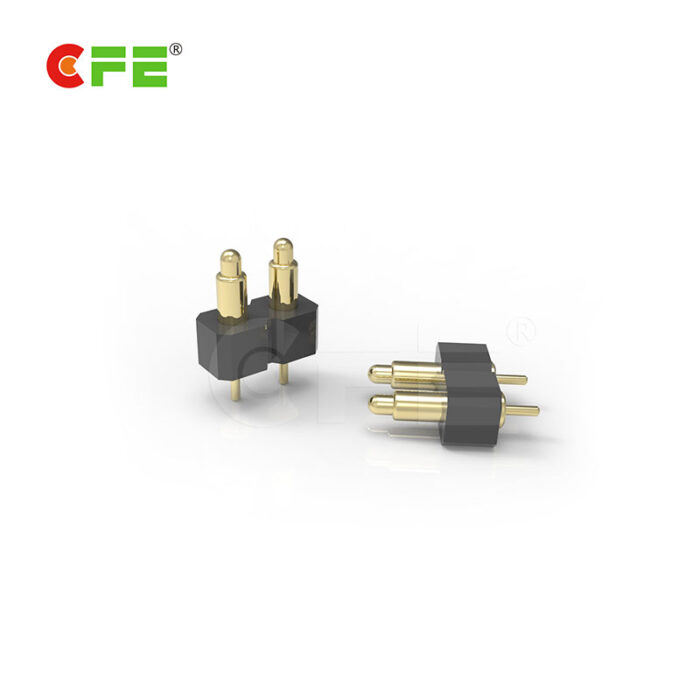 2.54mm pitch DIP 2 pin pogo connector supply