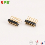 [FP420-1110-B10100A] 2.54mm 10 pin right angle female spring loaded pins