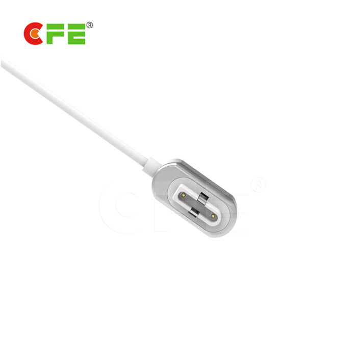 2 pin magnetic pogo pin connector with usb cable