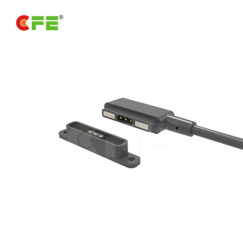 Magnetic charge cable with 3 pin cable connector