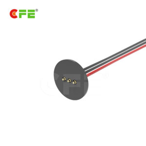 3 Pin round shape magnetic cable connector