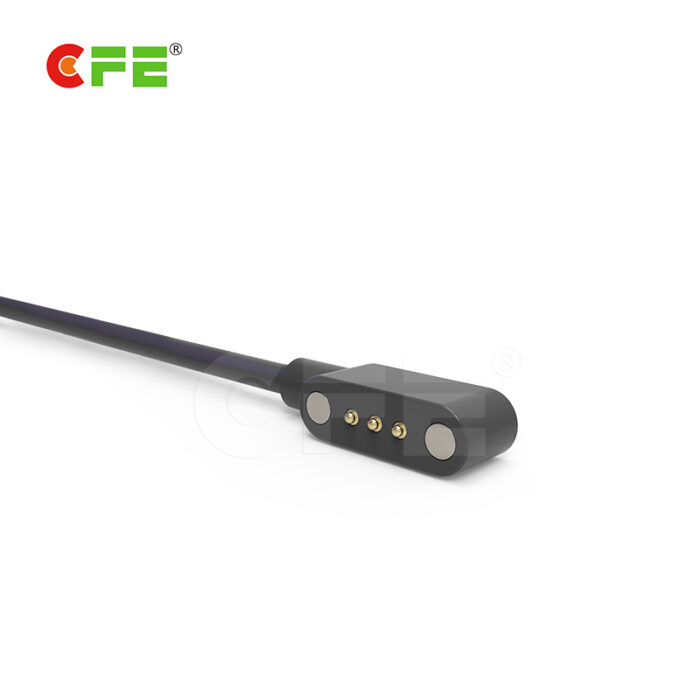 3 pin magnetic cable connector