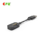 [CMA-0245] 4 Pin magnetic cable connector for fitness health clothing