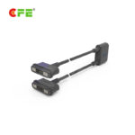 [CMA-0253] 4 Pin magnetic cable connector with double head