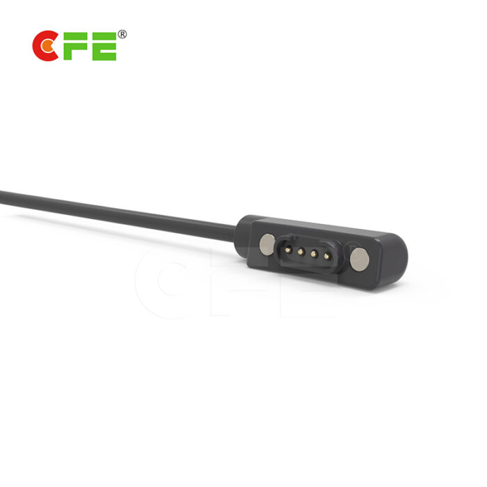 4 Pin magnetic power cable connector for smartphone