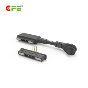 4 pin male and female magnetic usb cable charger connector