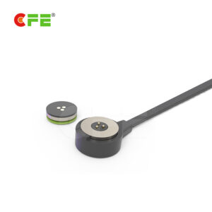 Magnetic cable adapter connector round head
