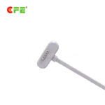 [CMA-0061]  Magnetic usb 4 pin pogo pin white cable connector for children bracelet