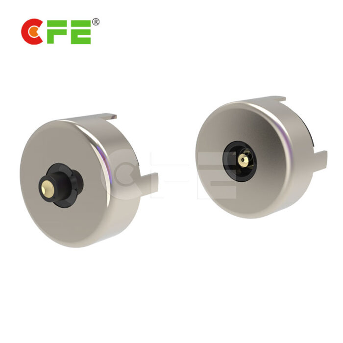 Round magnetic connector adapter for electronic device