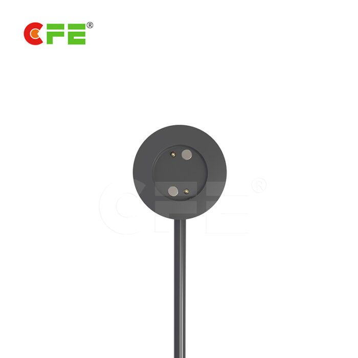 Round type usb magnetic charging cable connector