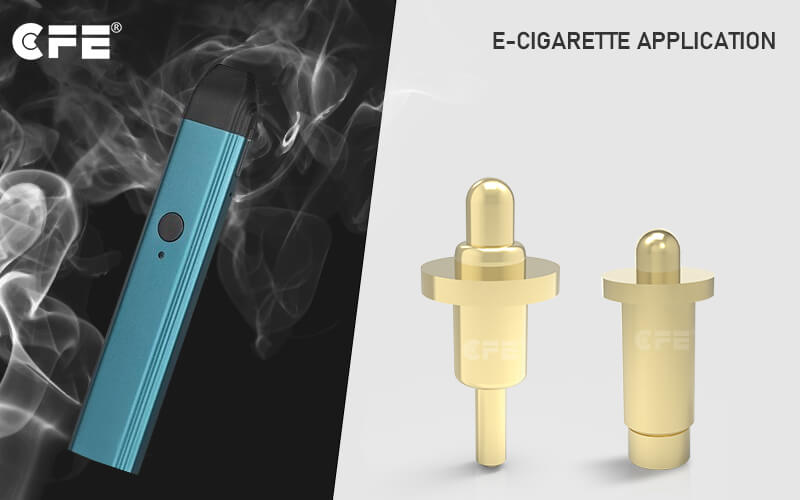 What are the benefits of using Pogo pins for electronic cigarette?